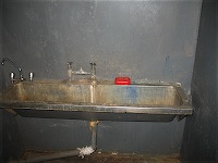 Sink in Mponela Hospital